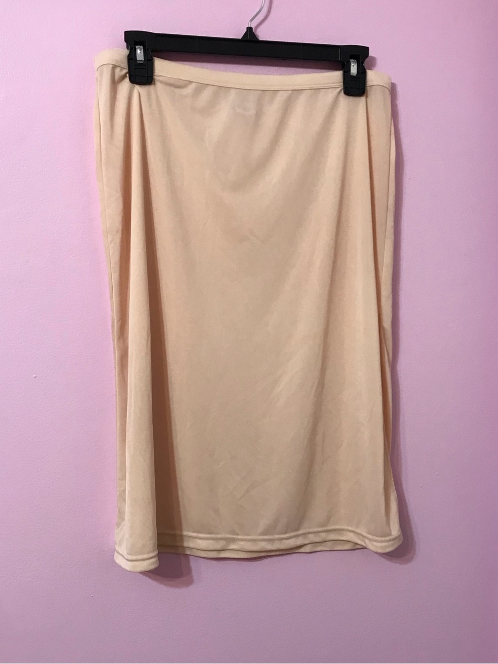 Cabenet Beige Nude Half skirt Slip with Slit size XL